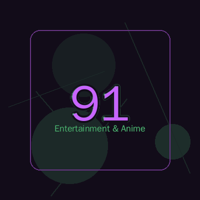 91动漫影视传媒Logo