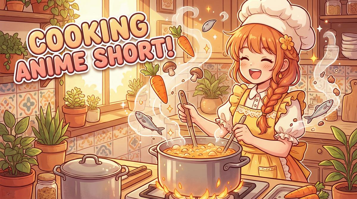 91原创动漫-美食动漫教程